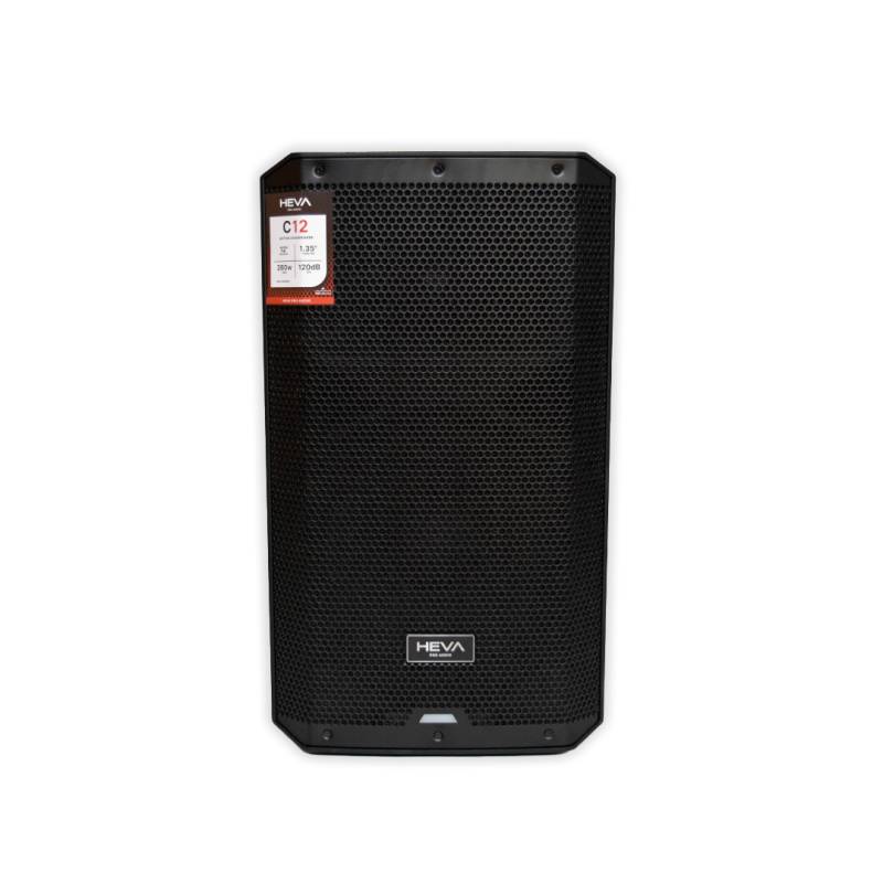 BAFLE ACTIVO HEVA PRO AUDIO 12 BLUETOOTH-3 CANALES-2 VIAS-120dB-280W RMS-DSP 4 MODOS-TWS LINK