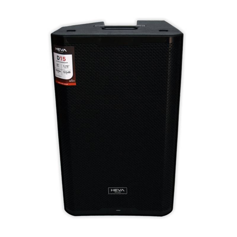 BAFLE ACTIVO HEVA PRO AUDIO 15 BLUETOOTH-3 CANALES-2 VIAS-125dB-500W RMS-DSP LCD DISPLAY-TWS LINK
