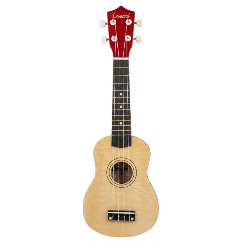 UKELELE LEONARD SOPRANO CON FUNDA - COLOR NATURAL