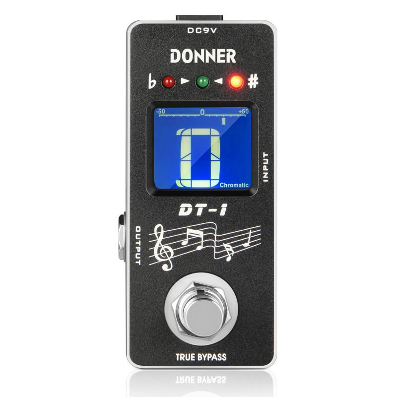 PEDAL DONNER DT1 AFINADOR CROMATICO TRUE BYPASS