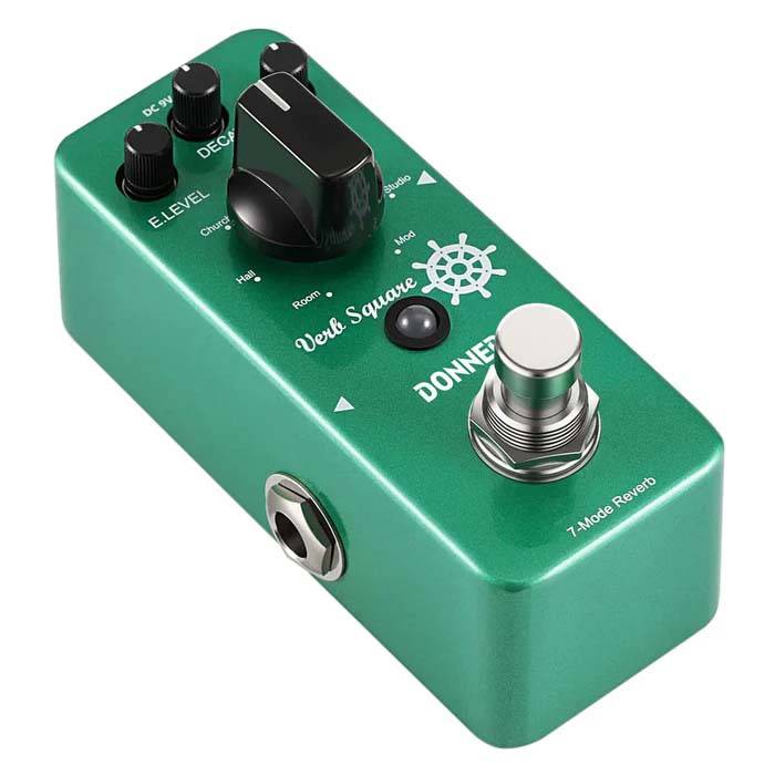 PEDAL DE EFECTO DONNER VERB SQUARE-7 MODOS REVERB