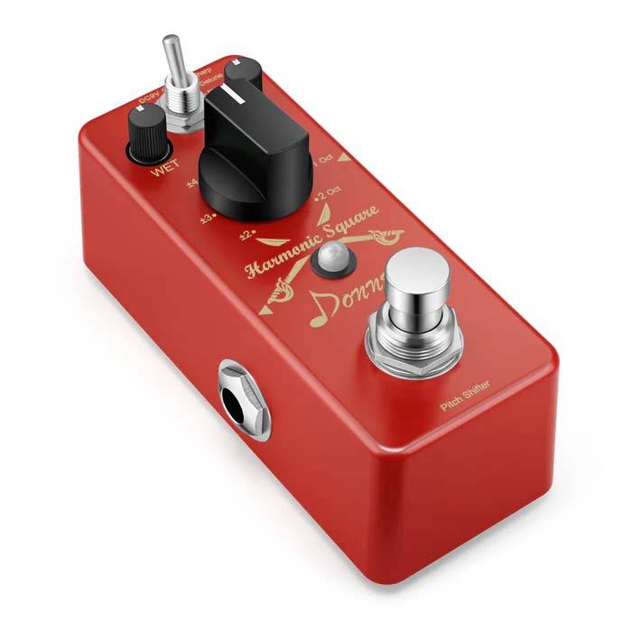PEDAL DE EFECTO DONNER HARMONIC SQUARE-OCTAVADOR-TRUE BYPASS