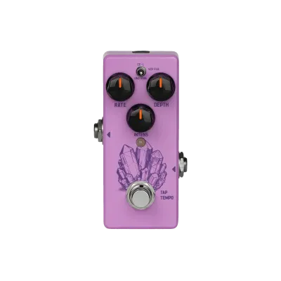 PEDAL DE EFECTO MINI SORAN CHROMAVIBE PARA GUITARRA 3 MODULACIONES CHORUS-FLANGER-UNIVIBE