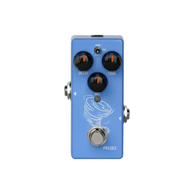 PEDAL DE EFECTO MINI SORAN REVSCAPE PARA GUITARRA CON FUNCION FREEZE-REVERB ROOM-HALL-PLATE
