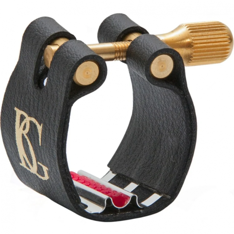 ABRAZADERA BG REVELATION SILVER PARA SAXO ALTO-INCLUYE CUBRE BOQUILLA