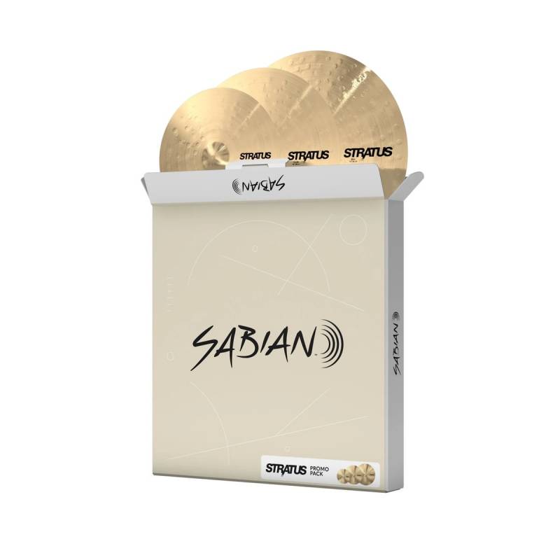 SET SABIAN STRATUS HI HAT 15-CRASH 19-RIDE 22