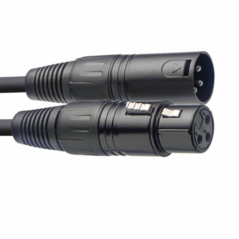 CABLE STAGG DMX XLR XLR 3mts 3P