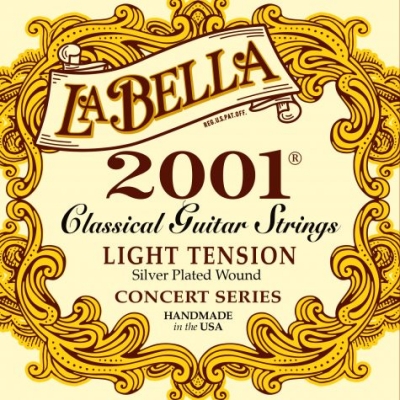 ENCORDADO LA BELLA 2001 PROFESIONAL DE GUITARRA CLASICA-TENSION BAJA