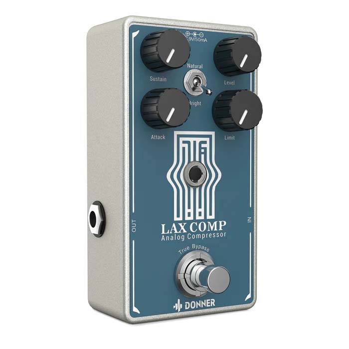 PEDAL DE EFECTO DONNER LAX COMPRESSOR-COMPRESOR ANALOGICO