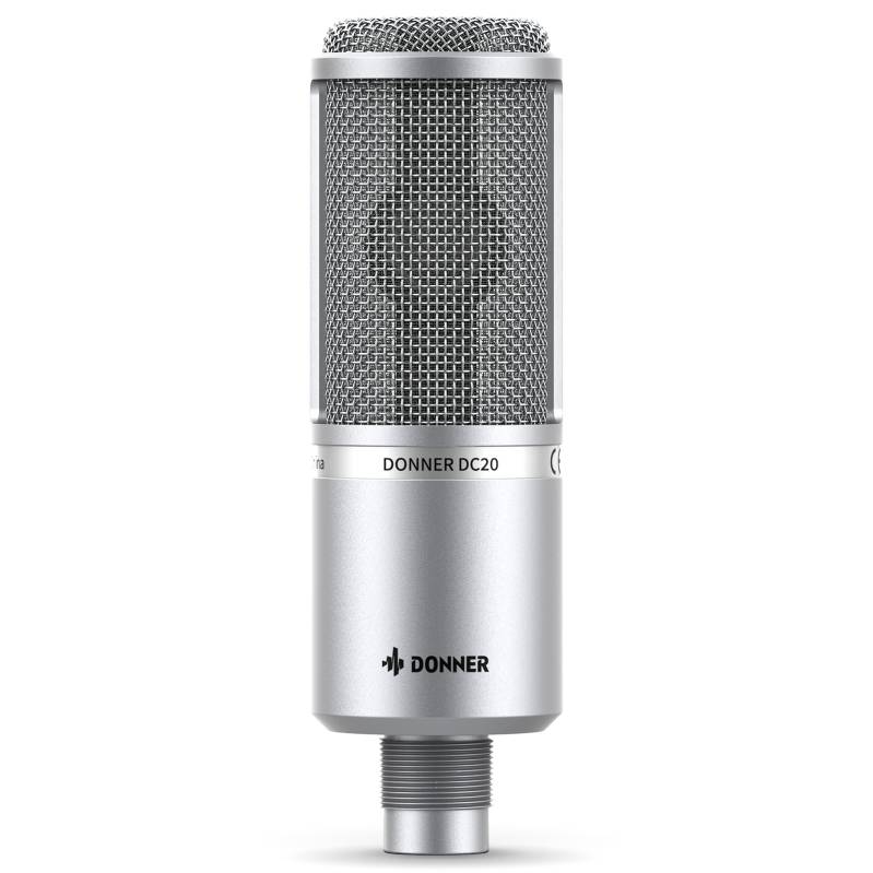MICROFONO CONDENSER DONNER DC20 DE DIAFRAGMA GRANDE