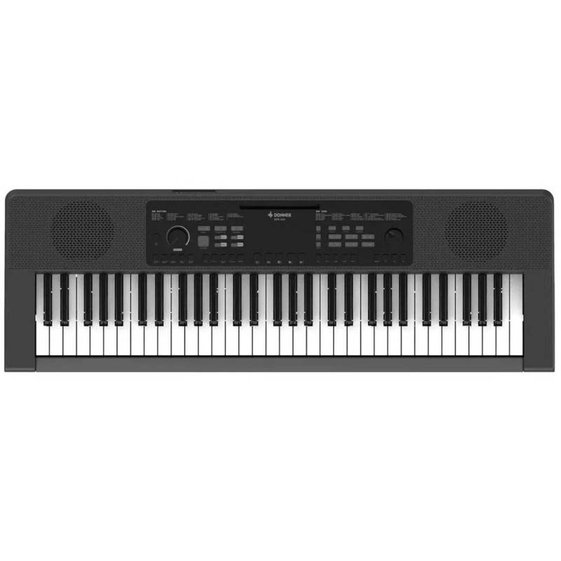 TECLADO DIGITAL DONNER DEK620 61 TECLAS SENSITIVO-300 VOCES Y RITMOS-ENTRADA PARA MICROFONO-EFECTOS