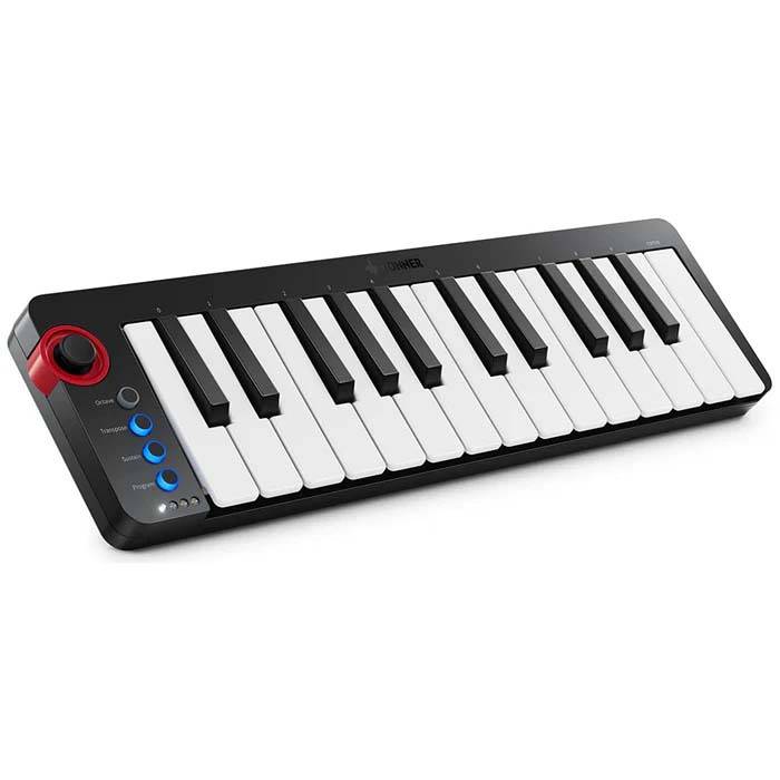 CONTROLADOR MIDI SECUENCIADOR DONNER N25-25 TECLAS SENSITIVAS-COMPACTO Y LIVIANO