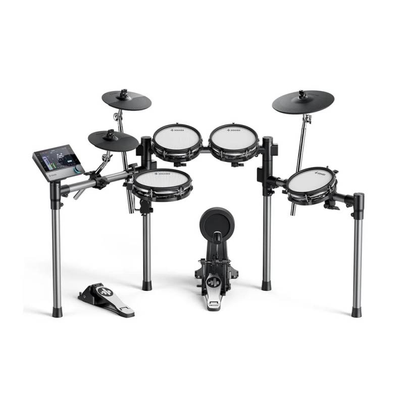 BATERIA ELECTRONICA DONNER BEAT-BOMBO+4 PADS-3 PLATILLOS-2 PEDALES-1100 SONIDOS-100 KITS-PLEGABLE