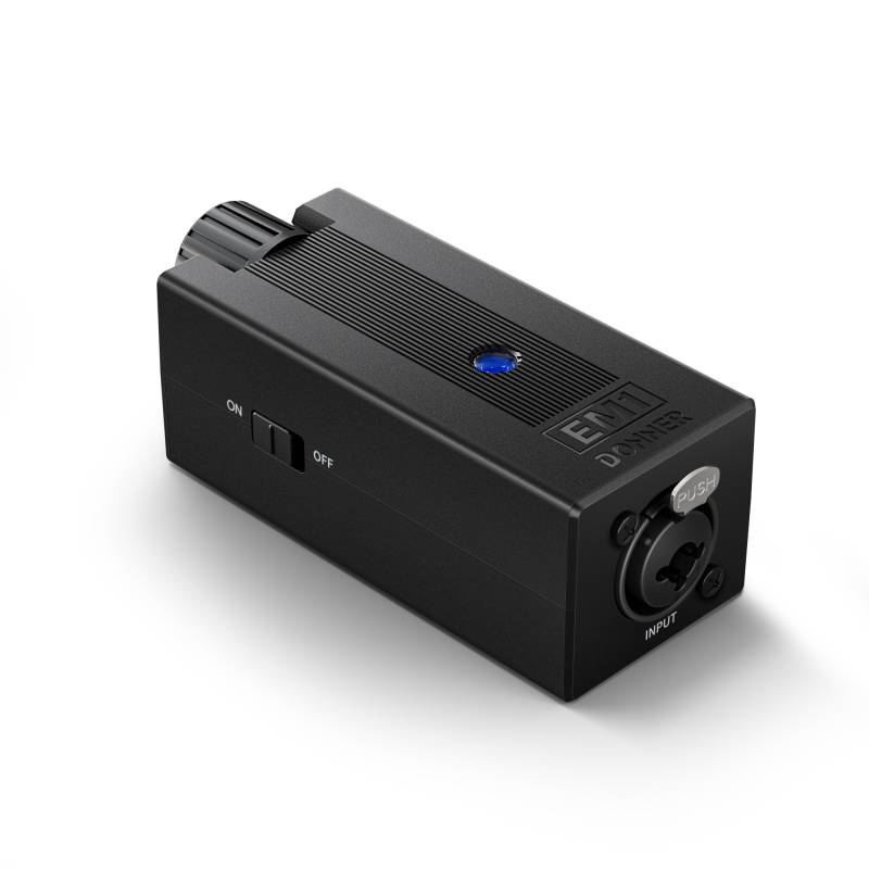 AMPLIFICADOR DE AURICULAR DONNER EM1  RECARGABLE-USBC-NEGRO