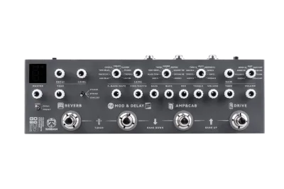 PEDALERA MULTIEFECTO SORAN GO RIG 4-9 EFECTOS Y SIMULACIONES-3 DELAYS-3 REVERB-BTH-BATERIA DE 5HS
