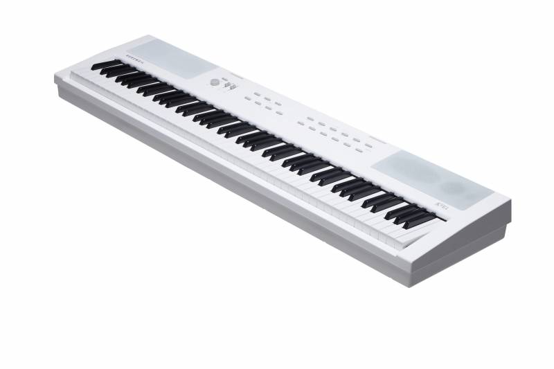 PIANO DIGITAL KURZWEIL 88 NOTAS-20 SONIDOS-128 VOCES POLIFONIA-BLUETOOTH-USB/MIDI-COLOR BLANCO