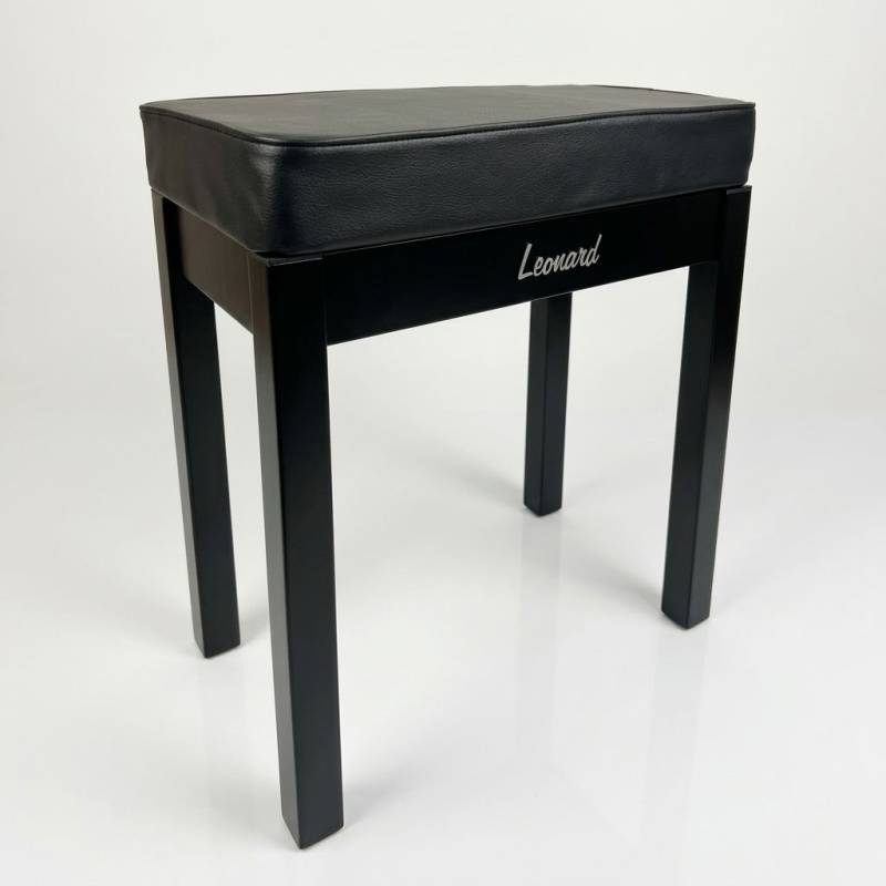 TABURETE DE PIANO LEONARD-COLOR NEGRO