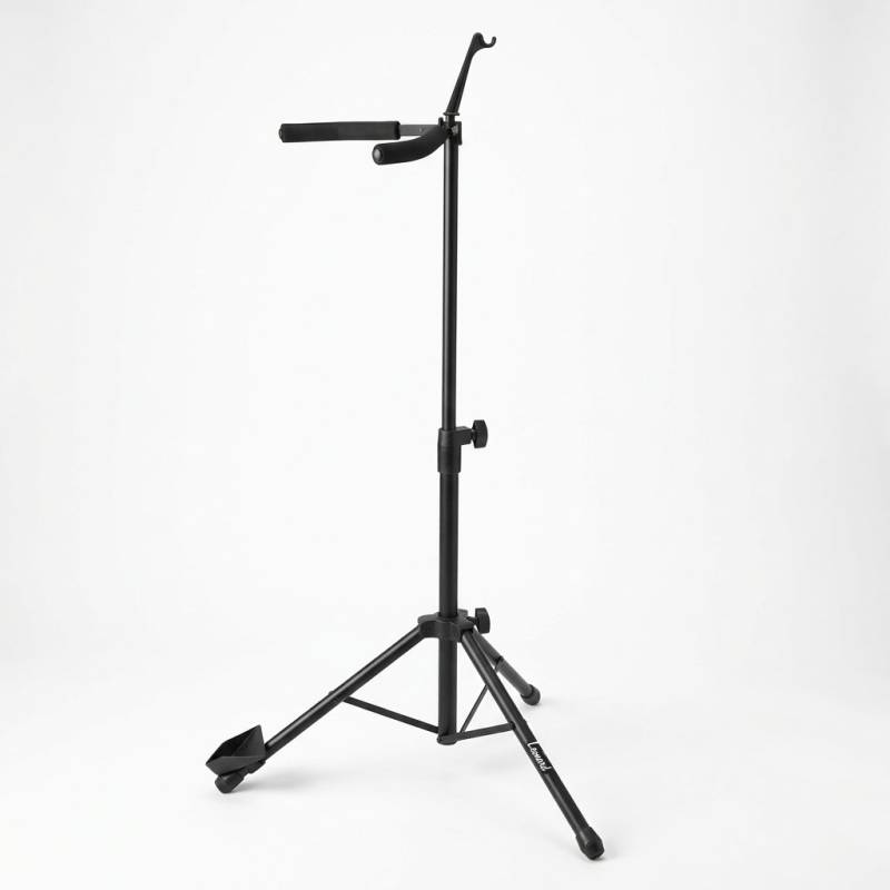 SOPORTE LEONARD DE VIOLONCELLO CON TRIPODE - NEGRO
