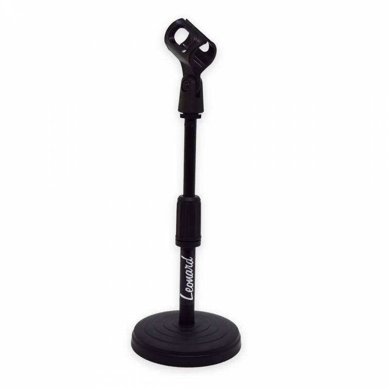 SOPORTE DE MESA LEONARD PARA MICROFONO-INC PIPETA
