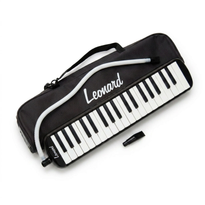 MELODICA LEONARD 37 NOTAS CON FUNDA-COLOR NEGRO