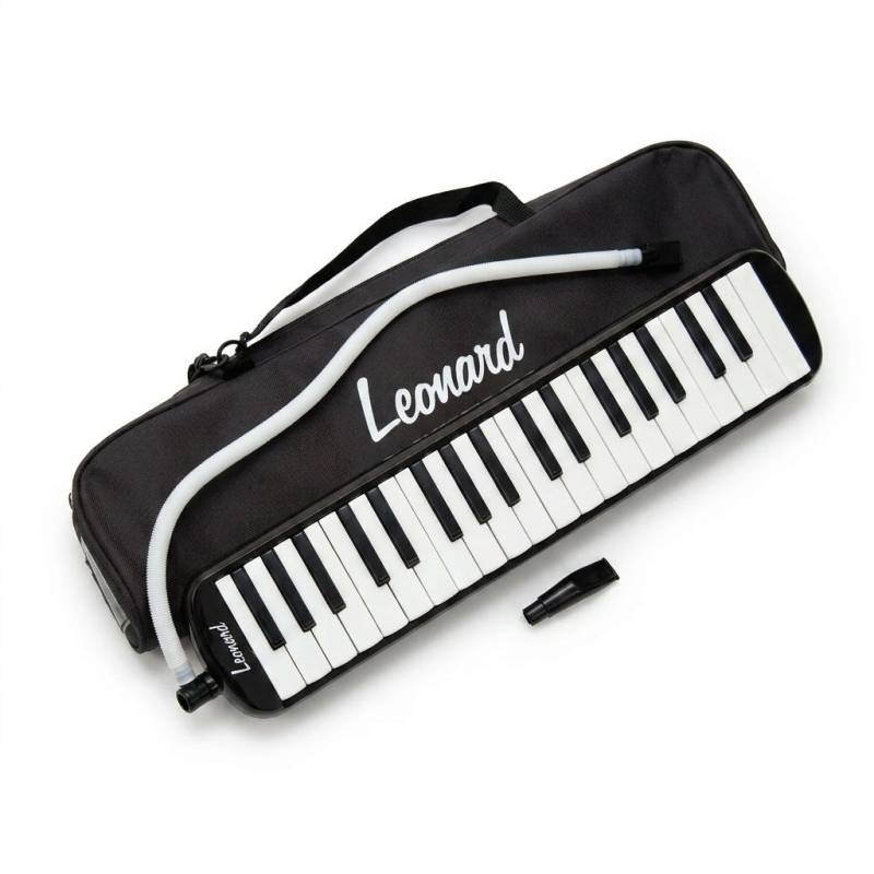 MELODICA LEONARD 37 NOTAS CON FUNDA-COLOR NEGRO