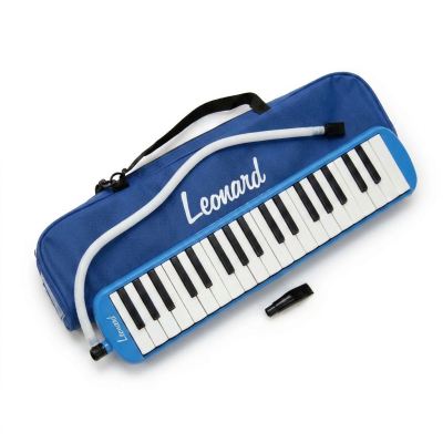 MELODICA LEONARD 37 NOTAS CON FUNDA-COLOR AZUL