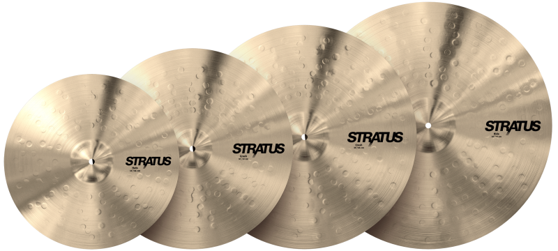 SET SABIAN STRATUS HI HAT 14-CRASH 16-CRASH 18-RIDE 20