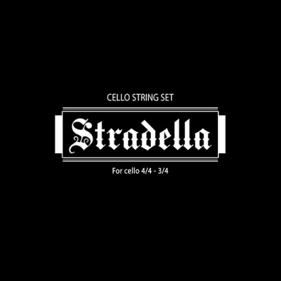 ENCORDADO STRADELLA DE VIOLONCELLO (Incluye 1era y 2da cuerda de repuesto)