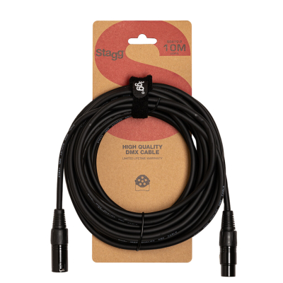 CABLE STAGG DMX XLR XLR 10mts 3P