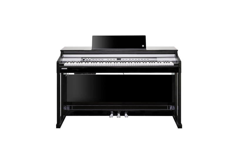 PIANO DIGITAL KURZWEIL 88 NOTAS CON MUEBLE-28 SONIDOS-256 VOCES POLIFONIA-BANQUETA-USB/MIDI-NEGRO