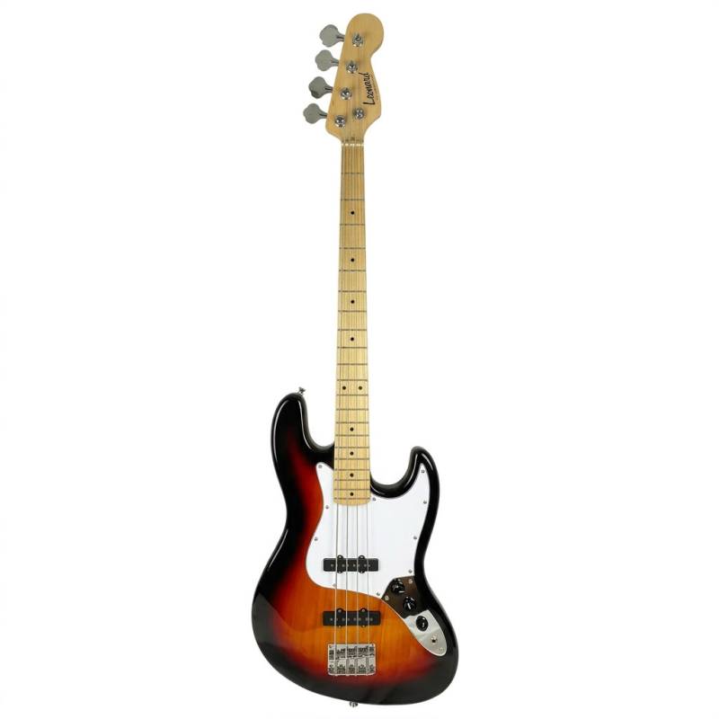 BAJO LEONARD JAZZ BASS-COLOR SUNBURST PICKGUARD NACARADO