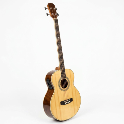 BAJO ACUSTICO LEONARD-EQ 5 BANDAS- 23 TRASTRES-COLOR NATURAL