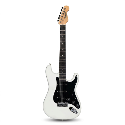GUITARRA ELECTRICA LEONARD STRATOCASTER 3 MICS SIMPLES-PALANCA-COLOR BLANCO
