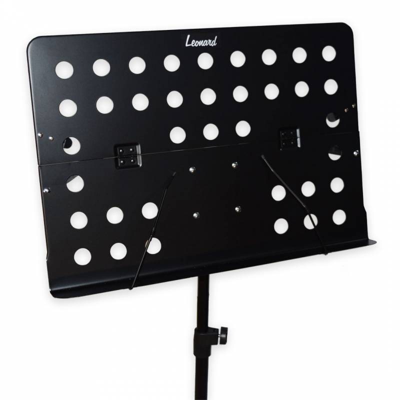 ATRIL DE PIE LEONARDO DIRECTOR-PLACA CON AGUJEROS-COMPACTO