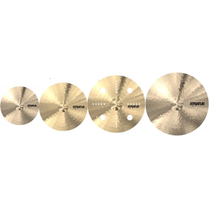 SET SABIAN STRATUS FUSION WORSHIP HI HAT 15S1502-CRASH 19 S1906-CRASH 20 S20ZE-RIDE 22 S2212