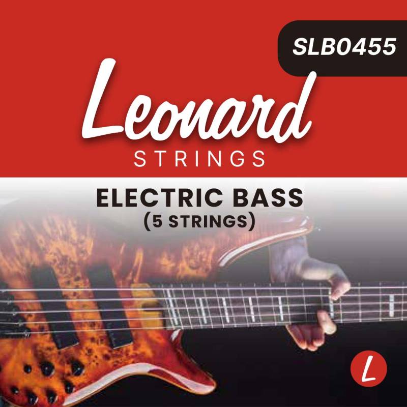ENCORDADO LEONARD DE BAJO 5 CUERDAS-NICKEL PLATED-045/130