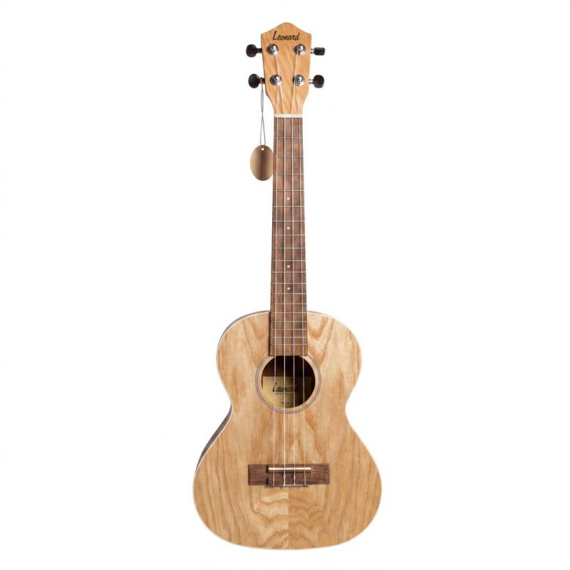UKELELE LEONARD TENOR ASH 27 CON CUERDAS AQUILA Y FUNDA - COLOR NATURAL MATE