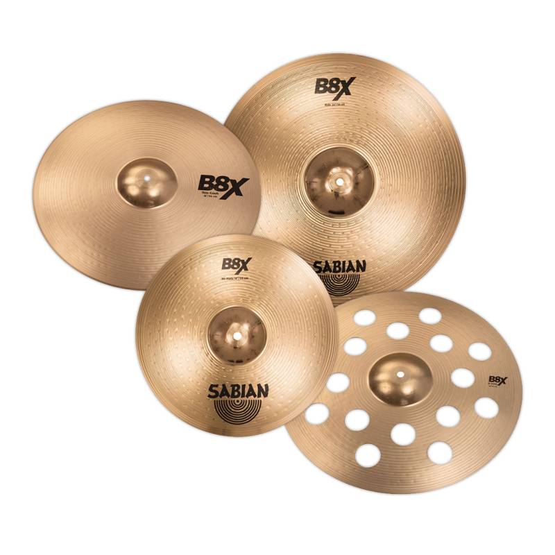 SET SABIAN B8X INCLUYE HIHAT 14 41402X-CRASHES 1841806X Y 18 41800X- RIDE 20 42012X