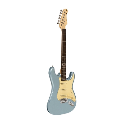 GUITARRA ELECTRICA STAGG STRATOCASTER-COLOR ICE BLUE METALIC
