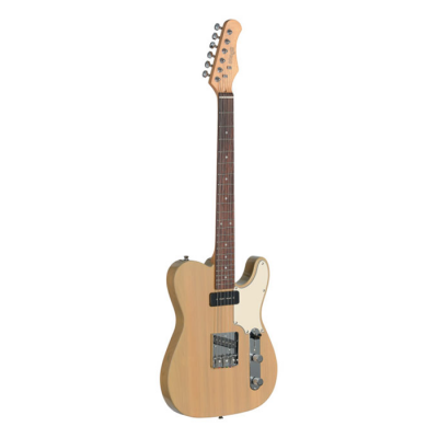 GUITARRA ELECTRICA STAGG TELECASTER VINTAGE-COLOR TRANSPARENT YELLOW