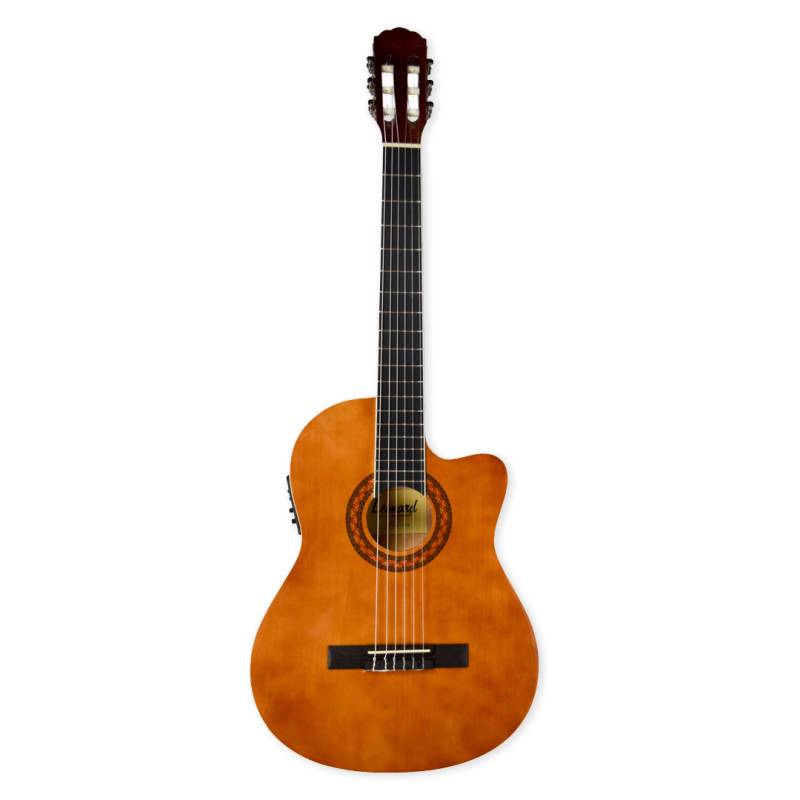 GUITARRA CLASICA LEONARD ELECTROACUSTICA-EQ 5 BANDAS Y AFINADOR-CON ALMA