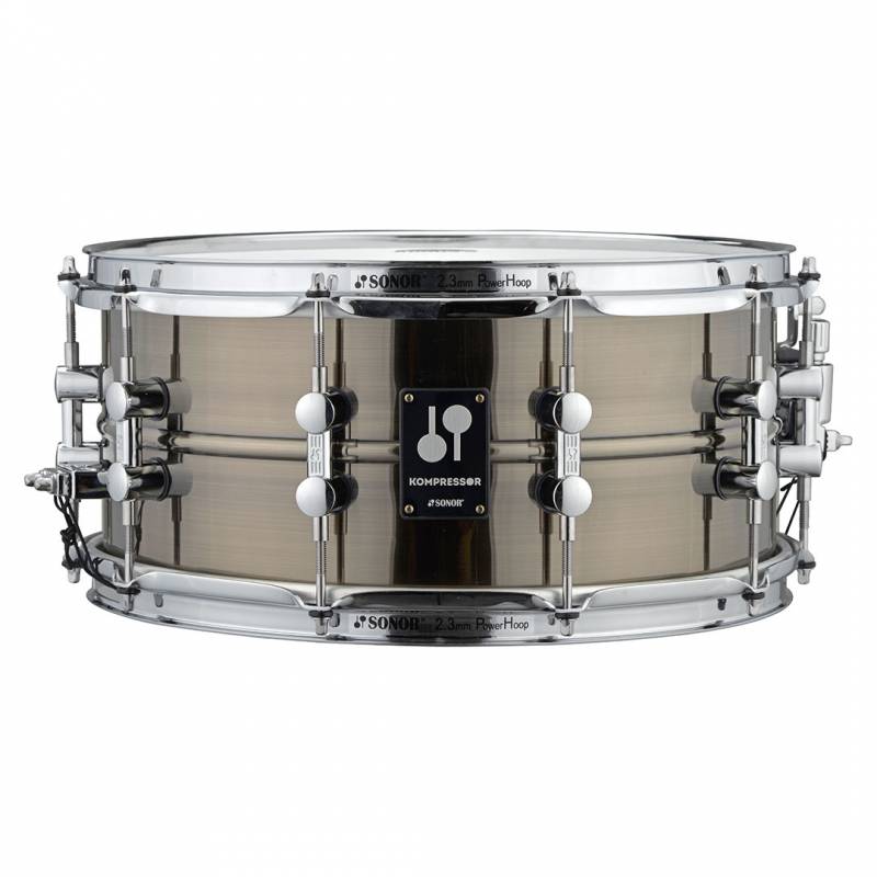 REDOBLANTE SONOR KOMPRESSOR 14x6.5 BRASS-BLACK NICKEL PLATED