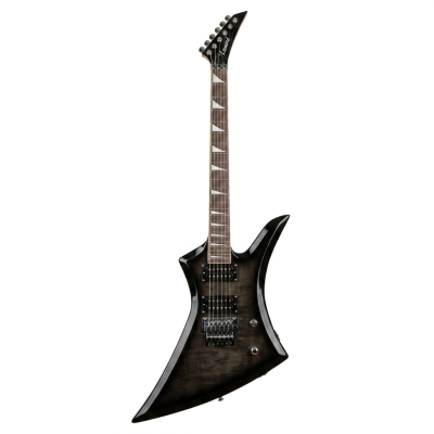 GUITARRA ELECTRICA LEONARD TIPO KELLY-FLOYD ROSE-COLOR NEGRO