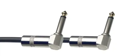 CABLE STAGG INTERPEDAL PLUG ANGULAR-PLUG ANGULAR METALICO 0.10mts
