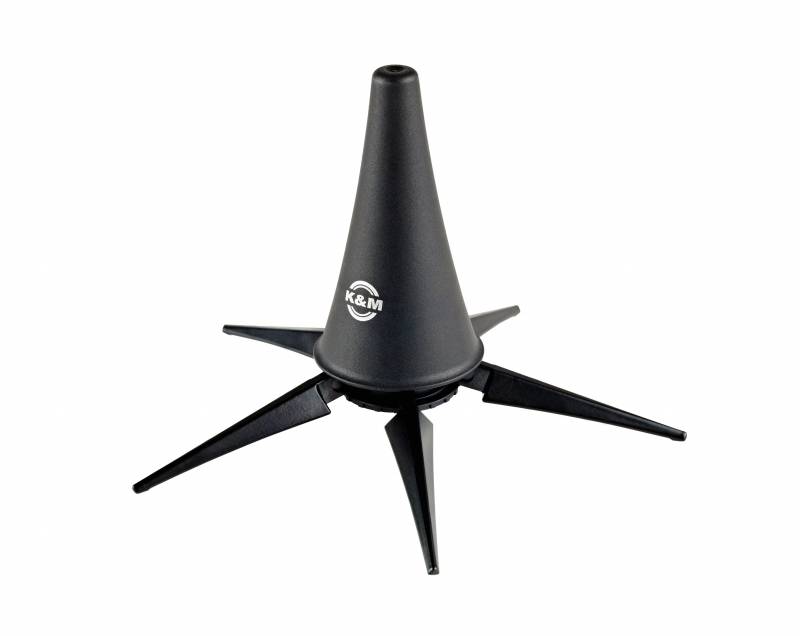 SOPORTE K&M DE PIE PARA CLARINETE-COLOR NEGRO