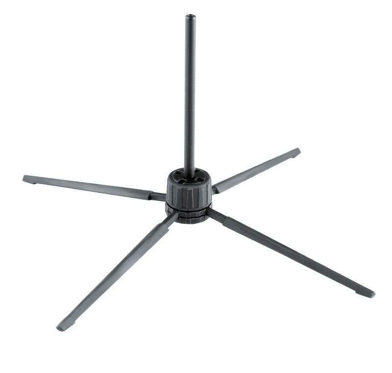 SOPORTE K&M DE PIE PARA FLAUTA ALTO/TENOR-COLOR NEGRO