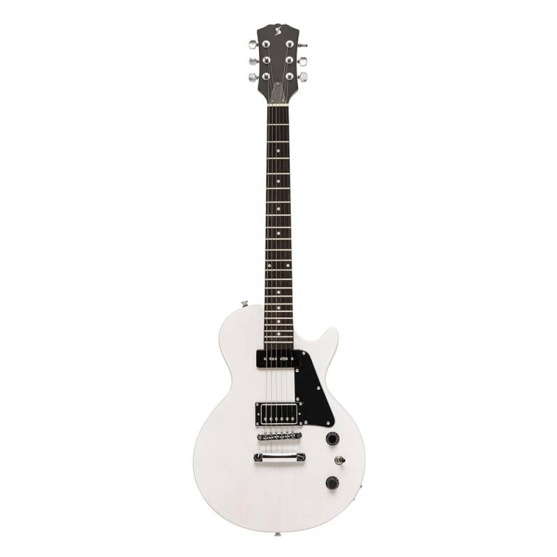 GUITARRA ELECTRICA STAGG LES PAUL P90-COLOR VINTAGE WHITE