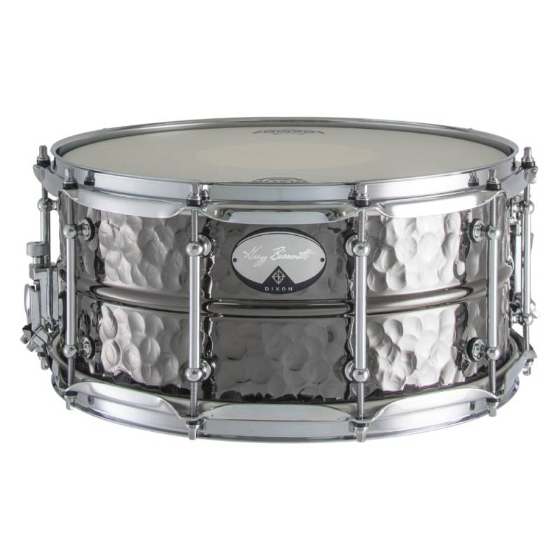 REDOBLANTE DIXON 14x6.5 BRASS SIGNATURE GREGG BISSONETTE-BLACK NICKLE PLATED