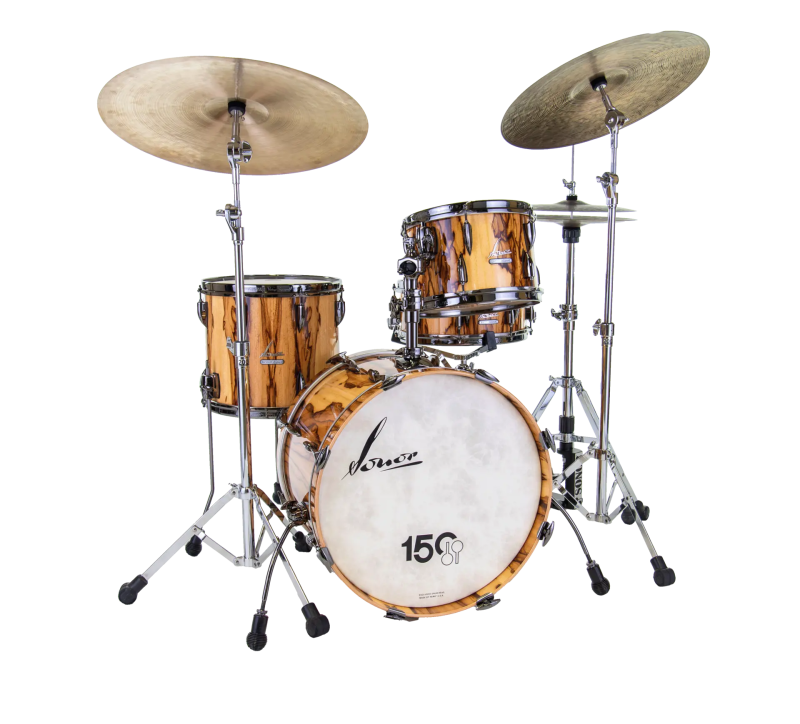 BATERIA SONOR 150th CRAFTSMENS  20x1412x814x12 14x5.75 COLOR AFRICAN MARBLE