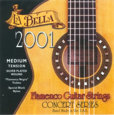 ENCORDADO LA BELLA 2001 PROFESIONAL DE GUITARRA CLASICA-FLAMENCO